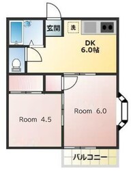 武蔵境駅 徒歩8分 2階の物件間取画像